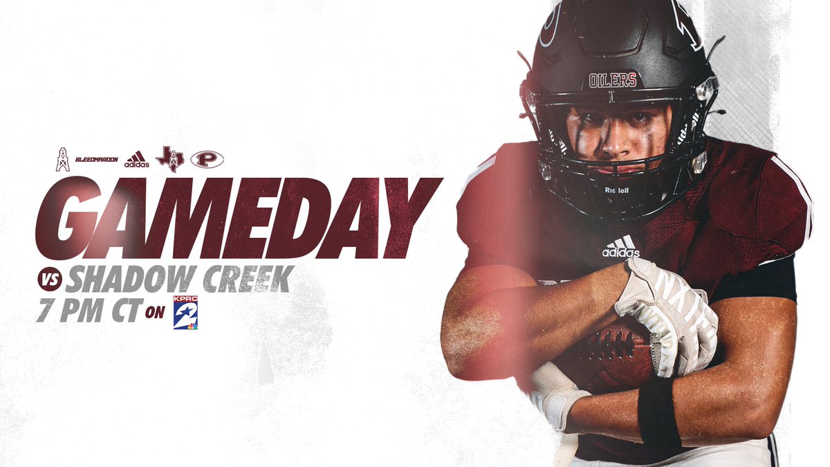 Pearland Football (@pearlandoilers) on Twitter photo Thursday Night Football
🆚 Shadow Creek
⏰ 7:00 PM CT
🏟️ Freedom Field
📺 <a href="/KPRC2/">KPRC 2 Houston</a>
#BleedMaroon Thursday Night Football
🆚 Shadow Creek
⏰ 7:00 PM CT
🏟️ Freedom Field
📺 <a href="/KPRC2/">KPRC 2 Houston</a>
#BleedMaroon