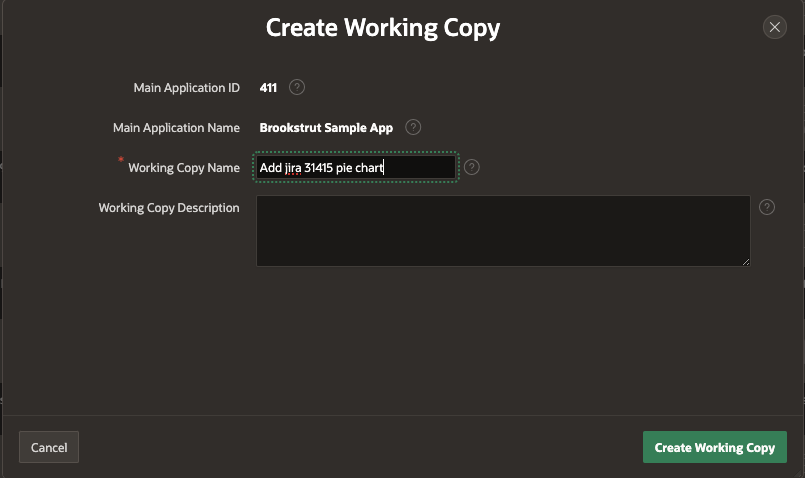 MikeHichwa's tweet photo. #OCW23 #orclAPEX do you edit your APEX apps in prod, I know its tempting.  Do you edit APEX apps in main?  New with APEX 23.2 you can edit in a "working copy" then merge from main.  You can see YAML diff of your changes before merge.  Build APEX apps better with working copies. https://t.co/eiBtZy0XcR
