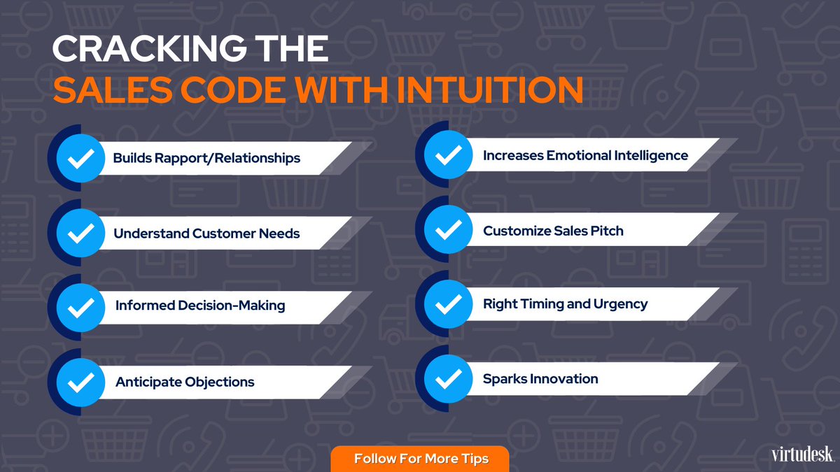 pavelStepanov77's tweet image. 💡 Sales isn&apos;t just about stats and figures; it&apos;s about understanding people. Discover the role of intuition in decoding customer needs. #SalesIntuition