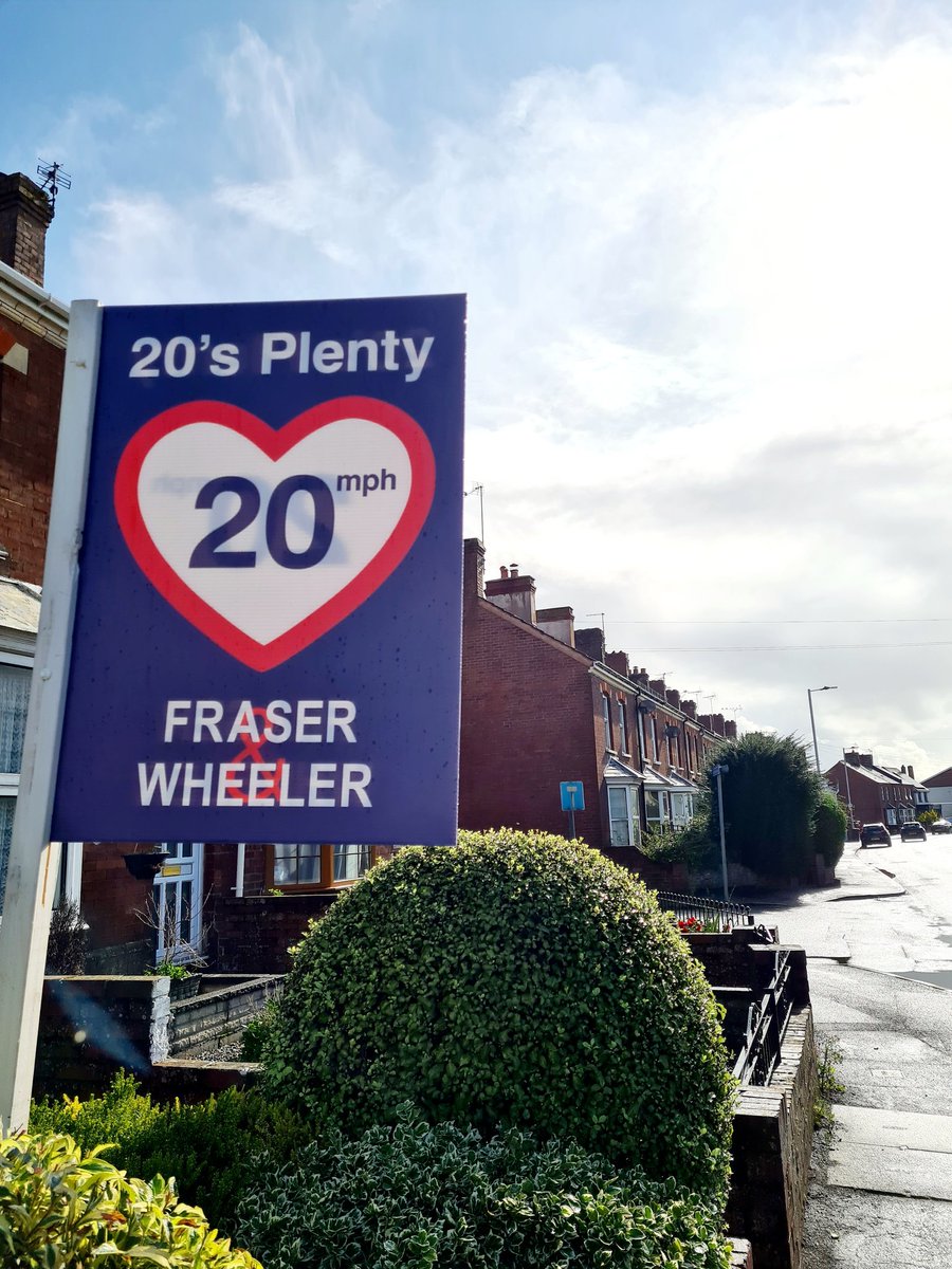 aw_bell's tweet image. 👏Great to see a local estate agent actively supporting communities make our streets safer. 
Thank you @FraserWheeler
#Exeter
#20isplenty