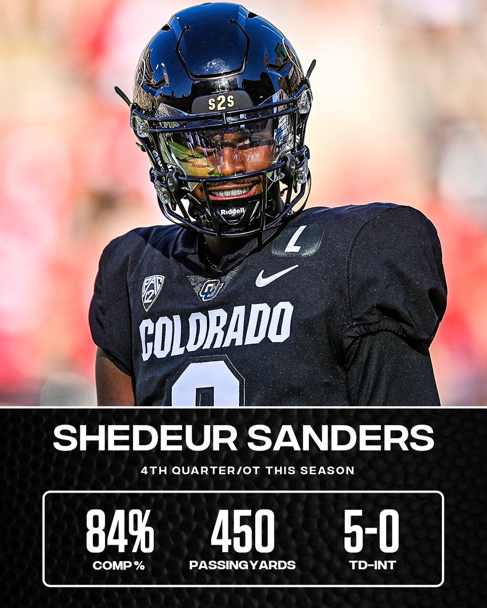 SportsCenter's tweet photo. Shedeur Sanders has the clutch gene 🧬 https://t.co/lcaYRvZpi0