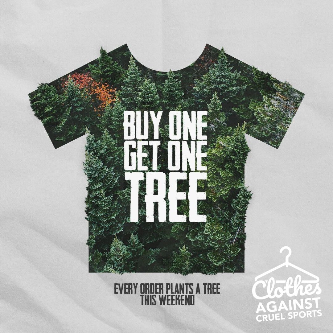 LeagueACS's tweet photo. Whatβs better than a freebie? A free tree! π²
Buy something from our shop this Thursday to Sunday and weβll plant a tree to celebrate.
Order now: https://t.co/vEPZWV7S2L
#BuyOneGetOneTree #SustainableFashion https://t.co/Opb0jKUhR5