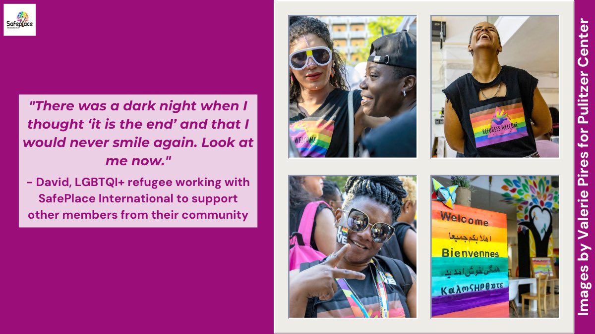 Read t.ly/KhjGC by @valerie_pires on the journey of David, a queer refugee escaping homophobic violence that led him to our family in Athens. His story highlights challenges faced by #LGBTQrefugees & need for strong asylum process, mental health support & integration