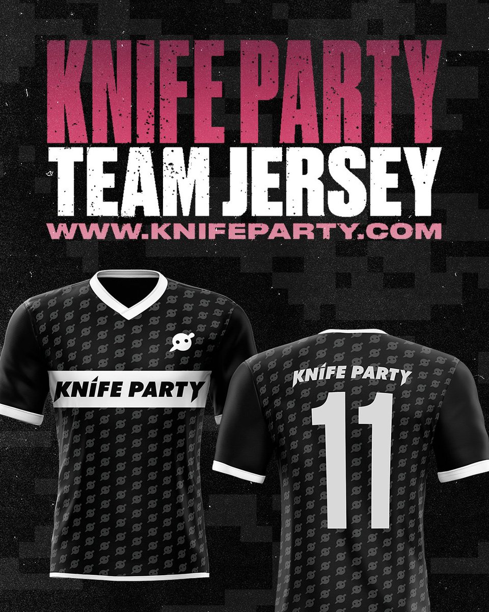 Knife Party on X: New Soccer jersey added to our merch store 😈🔪 Get it  now:   / X