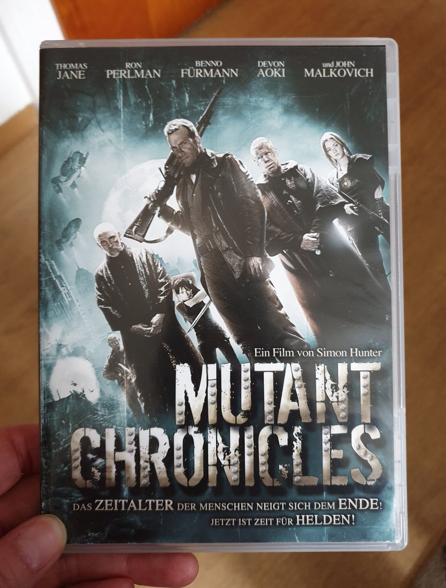 TanjaStrutzl's tweet photo. #TheMutantChronicles directed by #SimonHunter is (imo) very underrated. I don't know the game the movie is based on (because I'm not really a gamer 🤷‍♀️), but the movie has a great story, fantastic effects and the performances are brilliant. https://t.co/BQiQXgKOI4