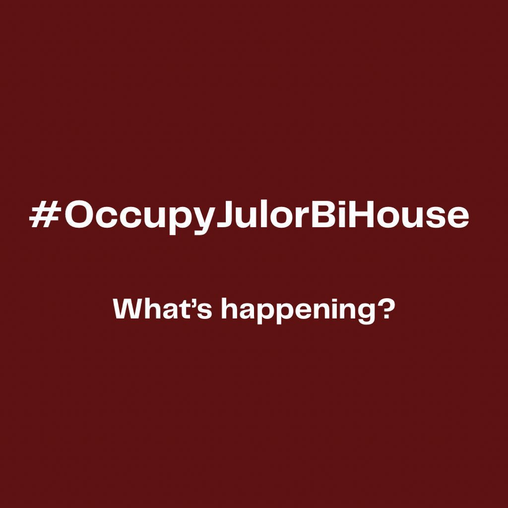 Sneakernyame's tweet photo. Repost widely
#OccupyJulorbiHouse https://t.co/hAYc4T0fGz