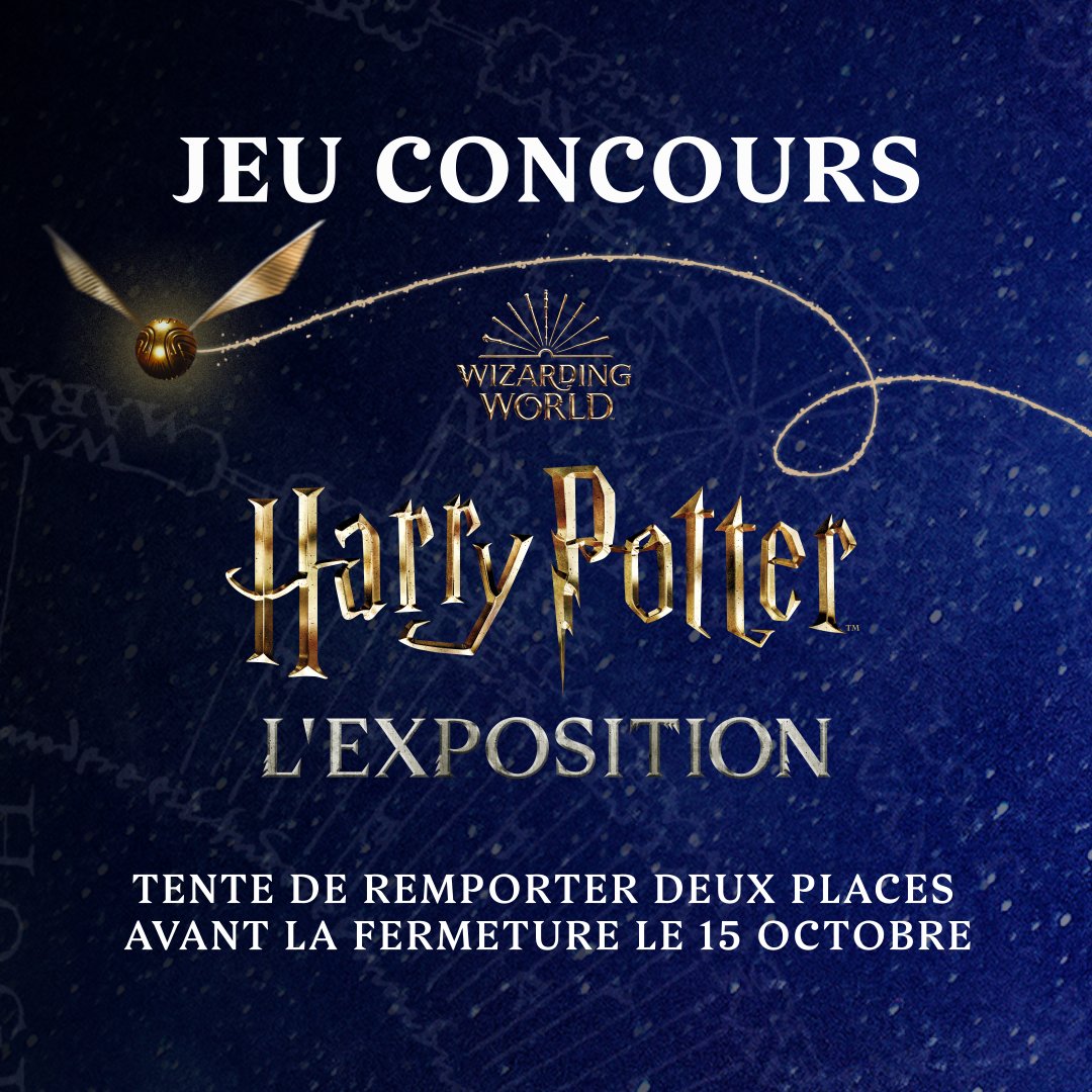 warnerbrosfr's tweet image. Harry Potter : L’Exposition… C’est bientôt fini ! ⏳
Pour célébrer ce dernier mois, on vous fait gagner des places valables tous les jours jusqu’au 15 octobre inclus !

👉 Mentionne la personne avec qui tu souhaites venir,
👉 Retweet pour doubler tes chances !

Tirage au sort le…