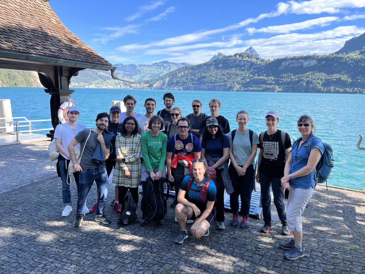 Swiss history hike on the Materials Theory group retreat: heading to Rütli Meadow and the Weg der Schwyz :)