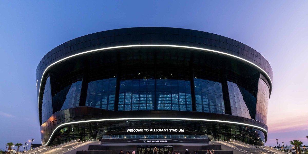 The Las Vegas Raiders open Allegiant Stadium for the 2023-2024 season this Sunday when the Pittsburgh Steelers in a cutting-edge building featuring large kinetic glass walls. Learn about how ETS can assist with your complex and large kinetic challenges at hubs.ly/Q020SfNZ0