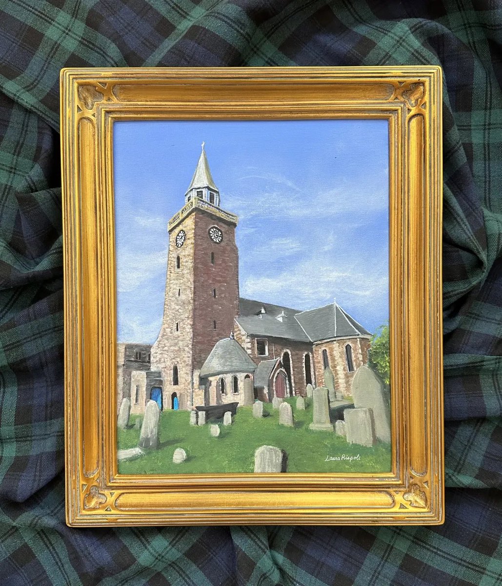 A couple of my paintings are being auctioned off to help save and preserve the historical Old High Church in Inverness. More information right here at this link: frasersridgehomecoming.com/silent-auction… thank you for looking! Thank you #Outlander @Writer_DG #SCOTLAND