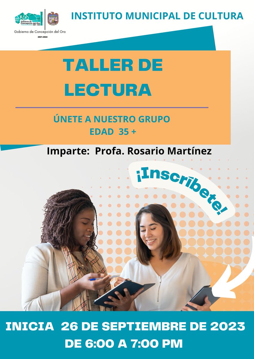ayuntamientocdo's tweet photo. Participa en el Taller de Lectura https://t.co/dTINar1Xa4
