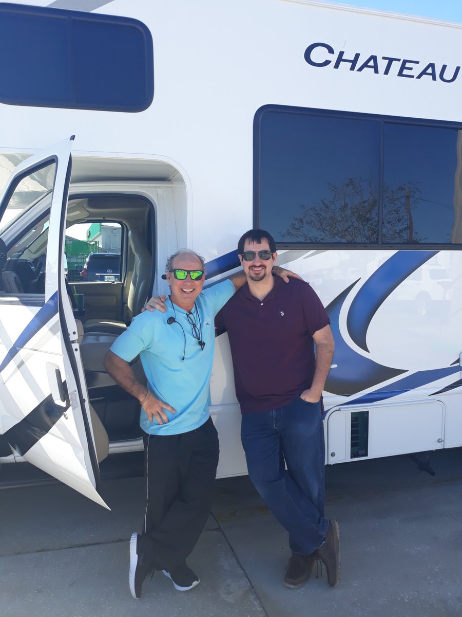 Chris Leto and his family are off in one our brand new 2021 Thor Chateaus! We have been adding more 23' RVs straight from the manufacturer so our customers are able to enjoy the latest technology and features! #customerspotlight #rvrental #newrv #camping