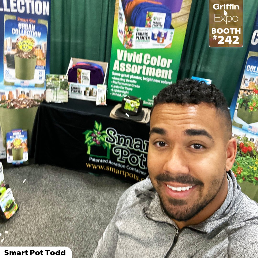 Today is the last day to visit Smart Pot Todd at Booth #242

<a href="/SmartPots/">Smart Pot</a> Todd is having a great time in Edison, New Jersey at the 2023 Griffin Greenhouse Expo. Don’t miss the opportunity to stop by and add your establishment to our online directory!

#smartpot #griffinexpo2023