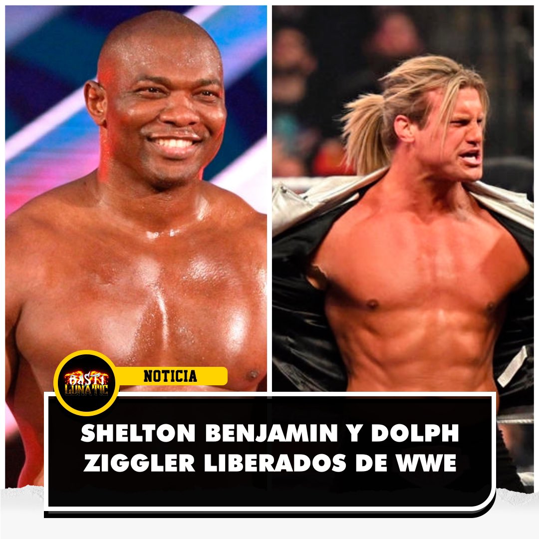 Fightful confirma que han dejado en libertad a #SheltonBenjamin y #DolphZiggler de #WWE 🥺💔