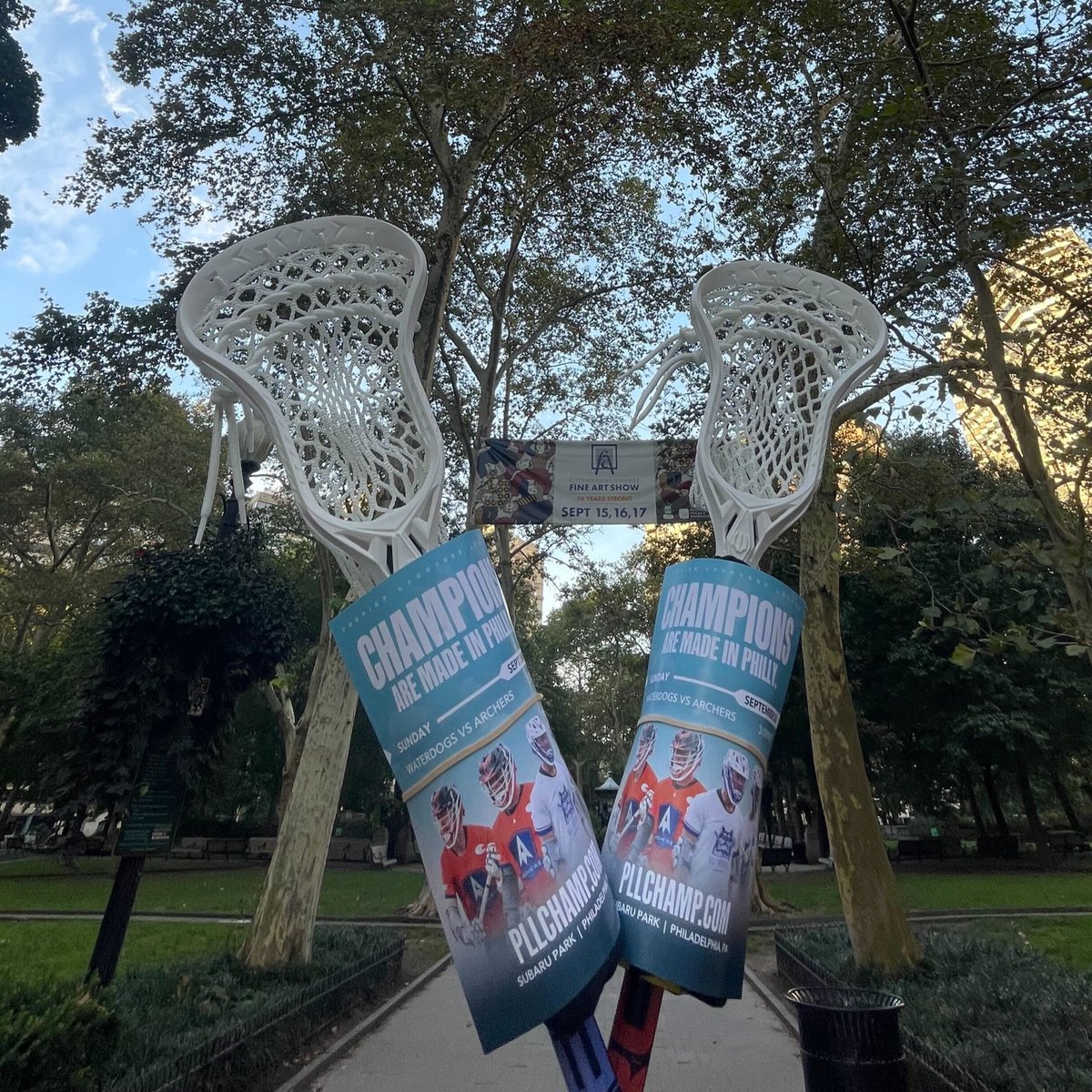 PremierLacrosse's tweet image. GOOD MORNING, PHILLY ☕️👋

Today in Rittenhouse Square, we’ll be handing out FREE PLL GIFTS for anyone who stops by! 👀🎁

Come see us until 10AM!