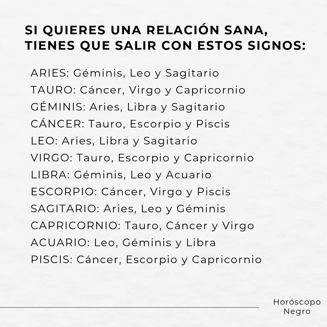 Si quieres una relación sana, tienes que buscar a ESTOS signos 🔮