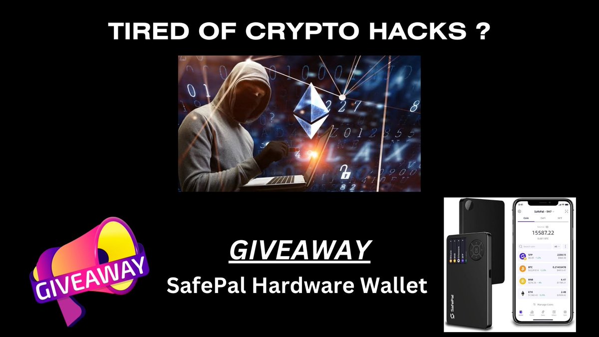 thisisksa's tweet photo. 🤩 GIVEAWAY TIME 🤩

Giving away @safepal hardware wallet to one lucky winner.

How to win?

Read this whole thread, I have mentioned the tasks you must do at the end. https://t.co/VfkaPbBR8d
