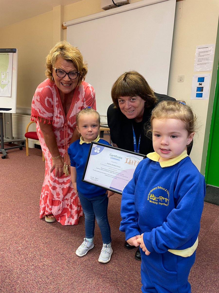 Starting the academic year receiving the Liverpool Health and Wellbeing Gold award. 🏆 @SI_Liverpool