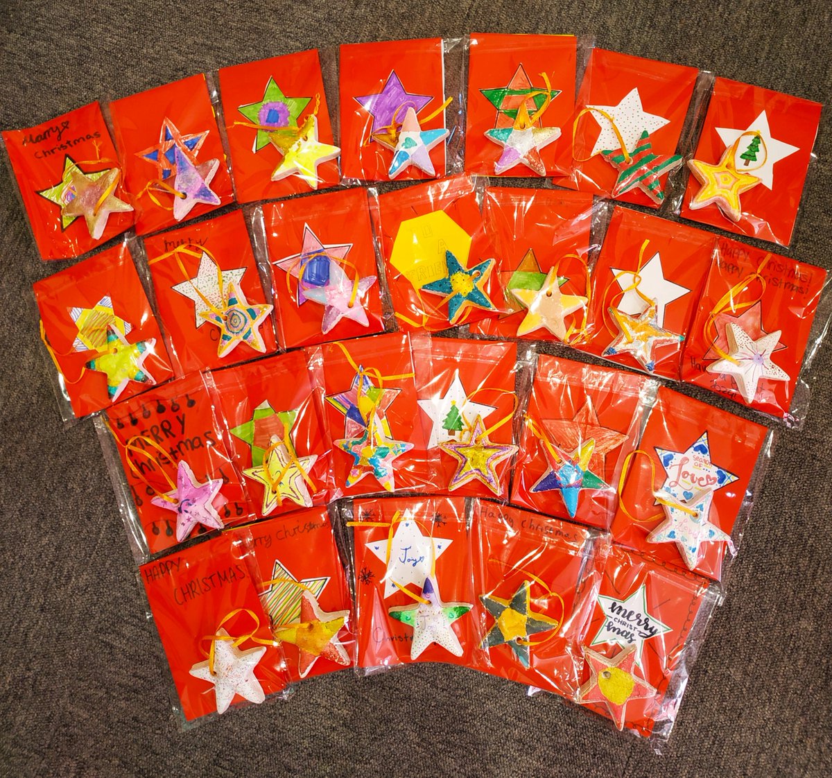 Service Epsom (@epsomc_service) on Twitter photo Hand decorated salt dough stars by <a href="/EpsomC_LowerSch/">EpsomC_LowerSchool</a> Service pupils, with a personal Christmas wish, all packed ready to be dropped off <a href="/maggiesmarsden/">Maggie's at The Royal Marsden</a> #fromustoyou #partnerships #volunteers Hand decorated salt dough stars by <a href="/EpsomC_LowerSch/">EpsomC_LowerSchool</a> Service pupils, with a personal Christmas wish, all packed ready to be dropped off <a href="/maggiesmarsden/">Maggie's at The Royal Marsden</a> #fromustoyou #partnerships #volunteers
