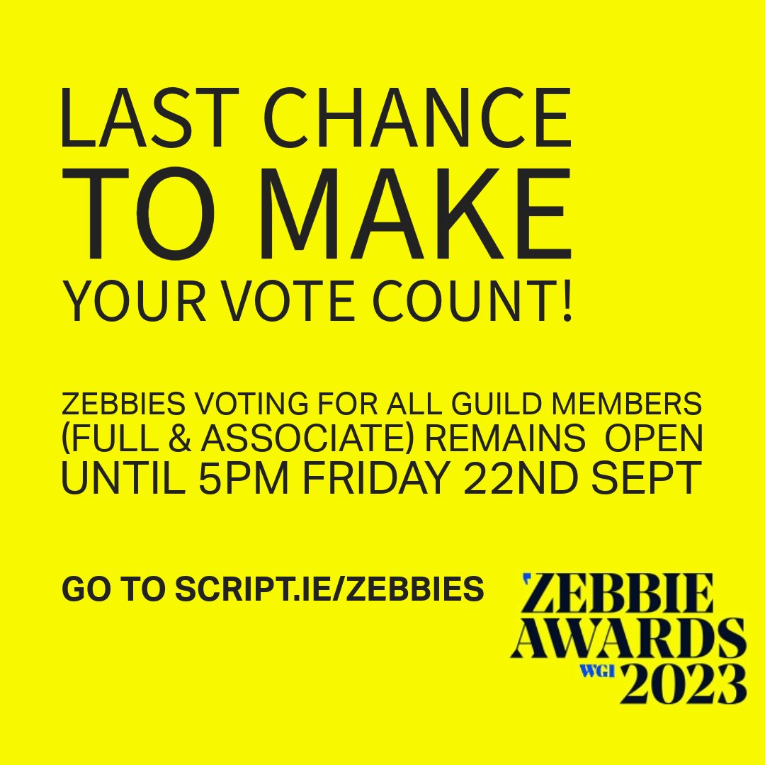 #Zebbies23 - vote now at script.ie/zebbies/2023/