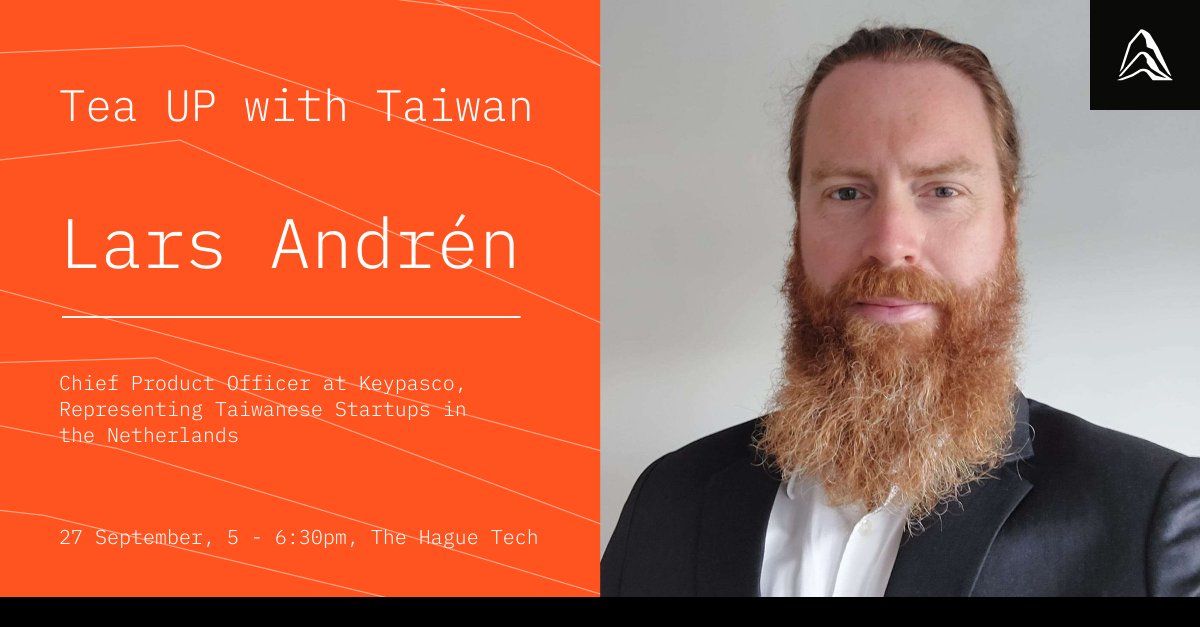 🔐Dive into the world of online security with Lars Andrén at #TeaUpWithTaiwan! 🍵 Join us on Sep 27, 5-6:30pm CEST at <a href="/TheHagueTech/">THE HAGUE TECH</a>. Discover Keypasco's journey and vision for global collaboration. Secure your spot: shorturl.at/cfIRS

#innovation #LarsAndrénTalks #Keypasco