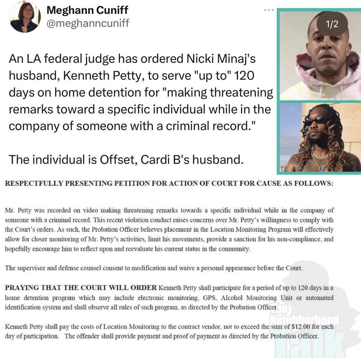 Rah_Allahh's tweet photo. #Nicki seriously u can do better … #Kennethpetty  is a loser https://t.co/FCCVc4zQ6f
