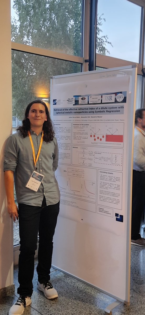 JulianSieV's tweet photo. Good academic news!
I participated during this week in the @MNO20230919 conference at @UTTroyes , and was awarded best poster prize 😊 
#MNO2023 #L2n #UTT

Let's keep working on Symbolic Regression 🇫🇷🇨🇴 https://t.co/irN5c9YgKe