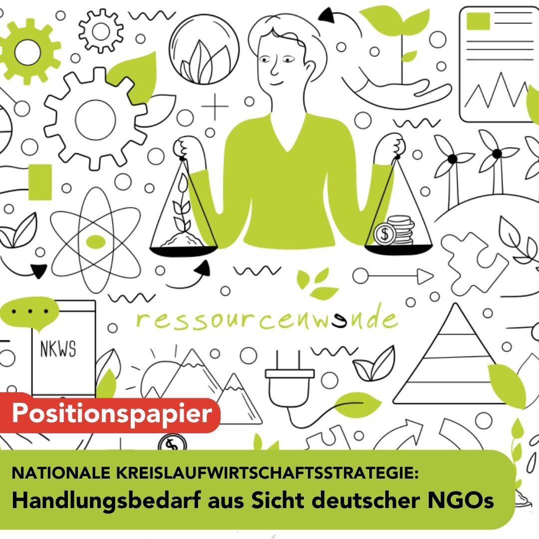 Eine wirksame Nat. Kreislaufwirtschaftsstrategie (#NKWS) für weniger Ressourcenverbrauch erfordert mehr Verbindlichkeit, klare Ziele &amp; einen überarbeiteten rechtlichen Rahmen.
#Ressourcenschutz #Schadstofffrei

Gemeinsames Positionspapier dt. NGOs👉 exit-plastik.de/handlungsbedar…