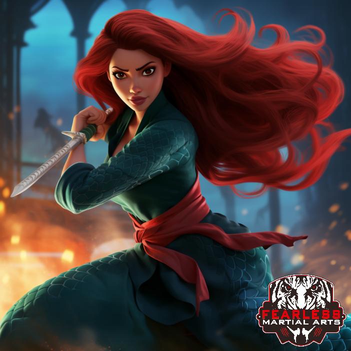 fearlesskarates's tweet photo. 🌊🥋 From Undersea to Dojo: Channeling Ariel's daring spirit, martial arts teaches us to conquer life's tides with courage and resilience. 🌊🥋 If you had to pick one Disney Princess to reimagine as a confident and powerful martial artist, who would you choose? https://t.co/uMlqZjnRJL