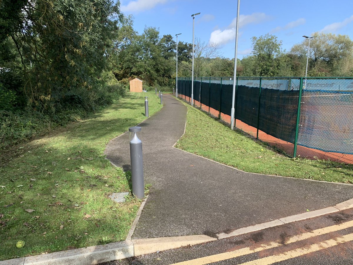 A morning of strimming, mowing, blowing and removing weeds 🌱 <a href="/BradfieldTennis/">Bradfield Tennis Centre</a>