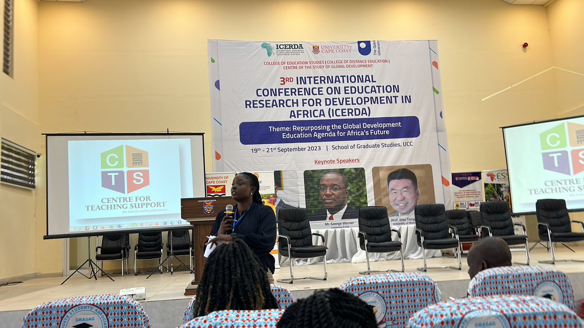 Colleagues from <a href="/TaRL_Africa/">TaRL Africa</a> Nigeria sharing changes in practice of teachers in Nigeria and the reach of the programme. Presentation at ICERDA23