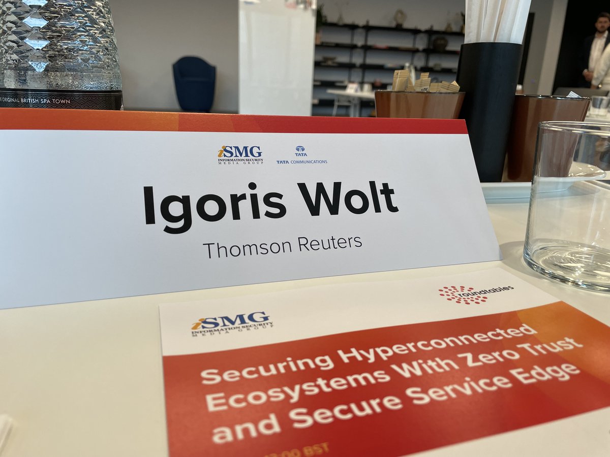 Stepping to #LondonSummit23 (ismg.events/summit/london-…) by #ISMG / #ISMGSummits. The content good, as always. The topic was #AI security. Other #InfoSec topics like the war in #Ukraine, #ransomware, incident response, and budget management.