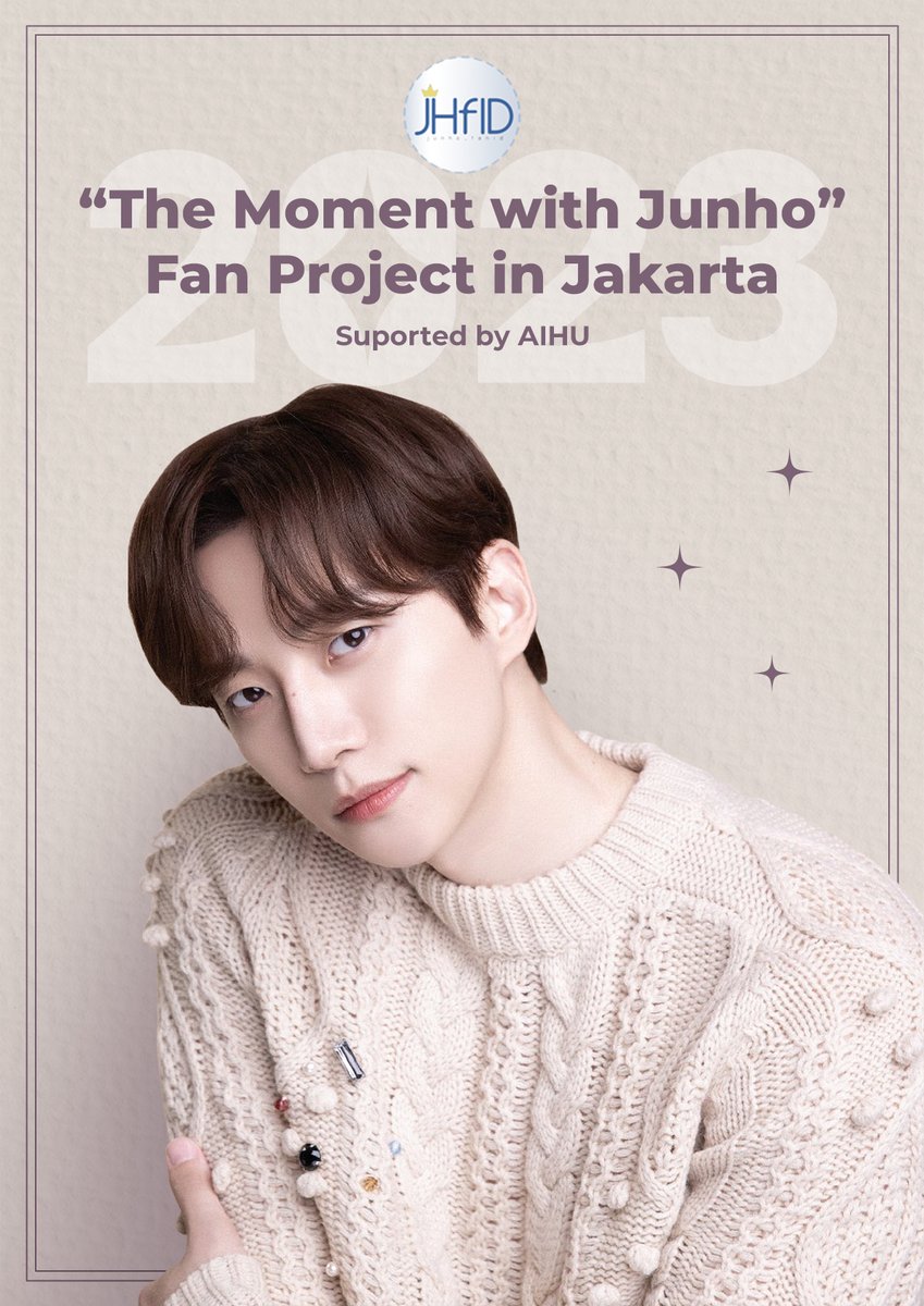 JUNHO_FANID's tweet photo. Hi Guys!
Junho Fanmeeting Project “The Moment with Junho” is coming soon! We’re planning something special to support the first Junho’s Fanmeeting in Jakarta and of course you’ll be involved! So stay tuned for more details!

Note: Fan Projects are subject to approval https://t.co/sDOOvS49lR