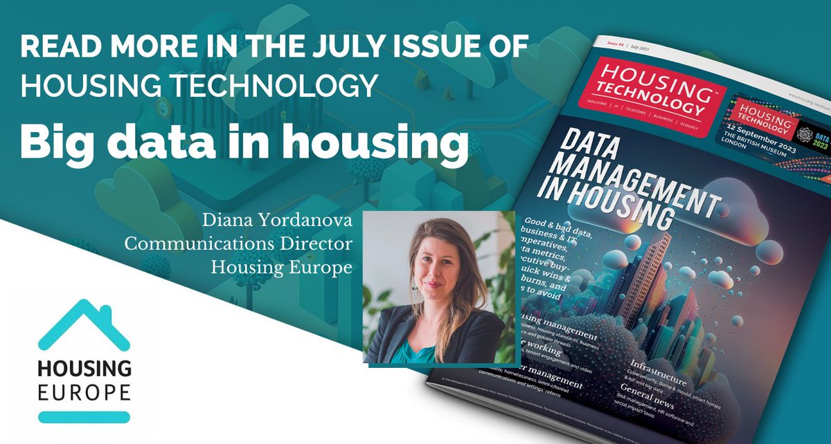 Housing Technology (@housingtech) on Twitter photo In July’s Housing Technology Magazine, read <a href="/HousingEurope/">Housing Europe</a>’s article on how the Matrycs digital toolbox project is translating huge volumes of data collected from social houses to improve energy efficiency.
Subscribe on our website: housing-technology.com/magazine/ In July’s Housing Technology Magazine, read <a href="/HousingEurope/">Housing Europe</a>’s article on how the Matrycs digital toolbox project is translating huge volumes of data collected from social houses to improve energy efficiency.
Subscribe on our website: housing-technology.com/magazine/