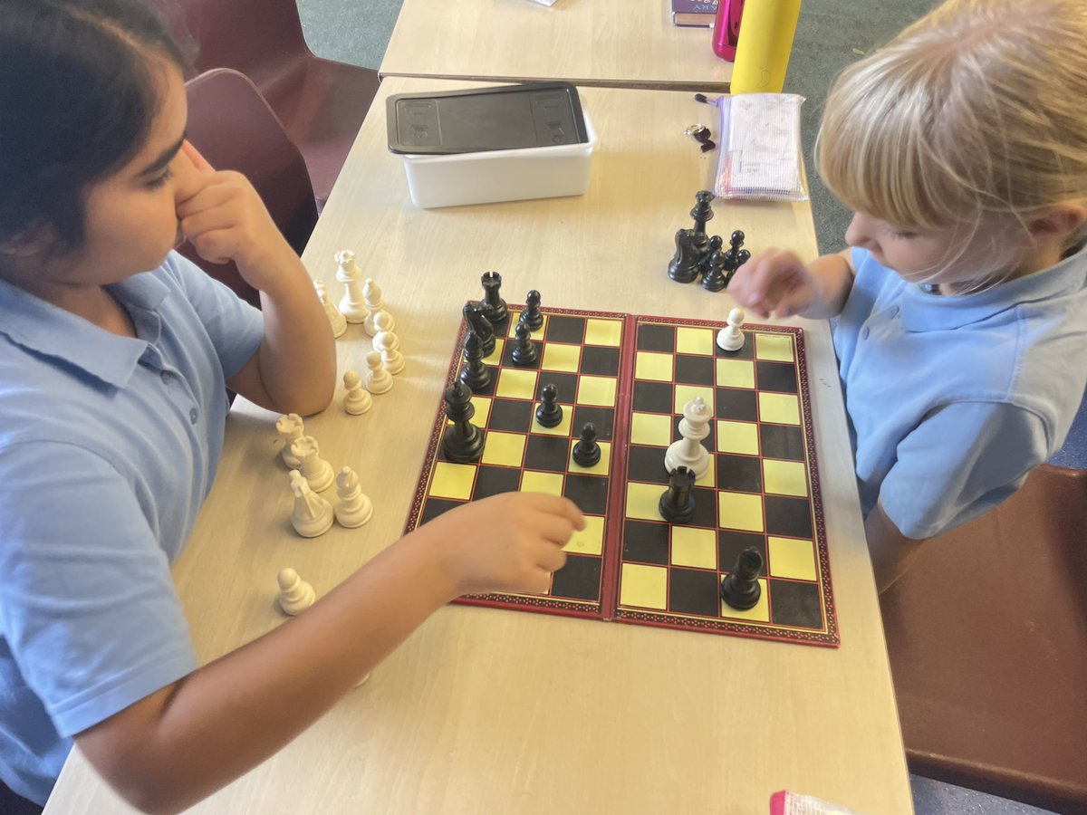 exton_mary's tweet photo. Great to see some challenging chess and lovely conversation at #MEchessclub today. Well done #MEYear5 and #MEYear6 https://t.co/H3Lpo5iReS
