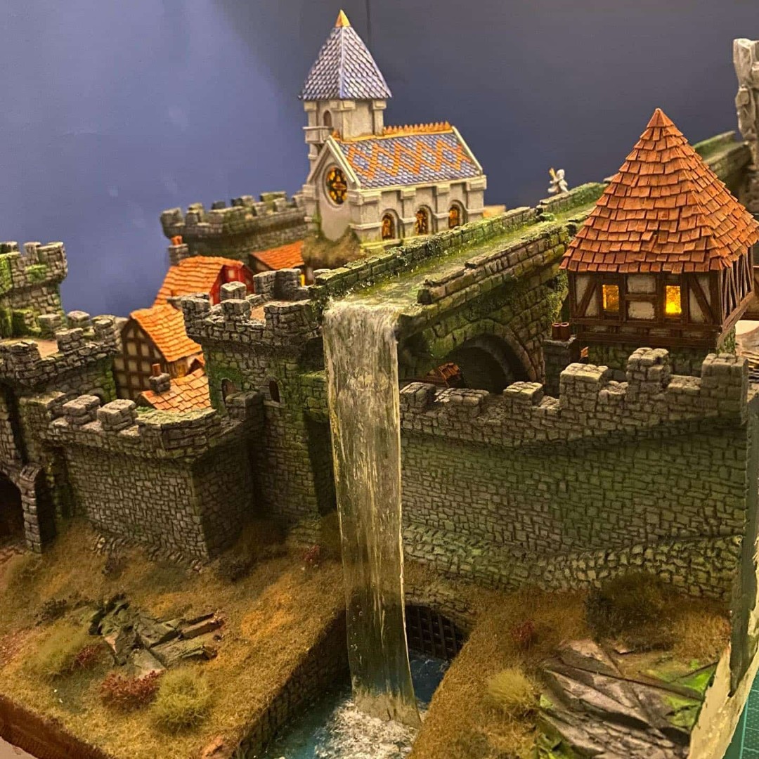 WaylandGames's tweet photo. colonelotruth on Instagram has created their very own miniature city. It looks astounding! Check out that waterfall 🤩
You can see more of their work on YouTube: https://t.co/rNitChrW0D
#tabletop #tabletopterrain #minipainting #tabletopscenery https://t.co/nEkchcwYWK