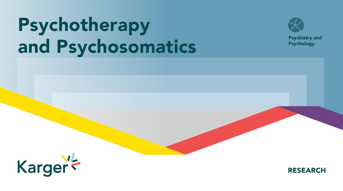 PsychKarger's tweet photo. Check #PsychotherPsychosom issue 3 and read about:

- demoralization
- discontinuation of antidepressant medications
- allostatic load &amp; #endocrinedisorders
- virtual reality exposure for treatment of #anorexianervosa
- late-life #depression
- &amp; more

👉 https://t.co/QsXTOcVPBo https://t.co/krFFJyOo3h
