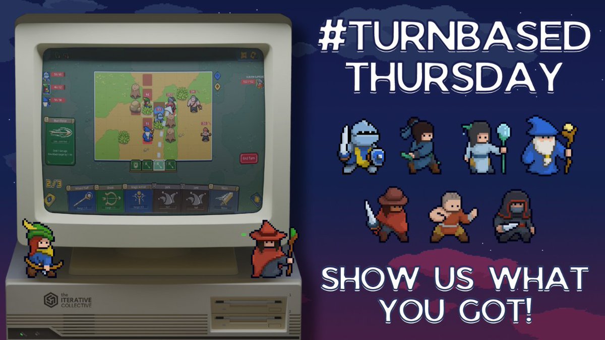 Honored to host the Official #TurnBasedThursday Thread! 🧵

Join us on a thrilling adventure to see how many wonderful turn-based games are new and being worked on right now!

All #turnbased #indiegames, reply and share yours below! Everyone: ❤️ and 🔁 to help these indies out!
