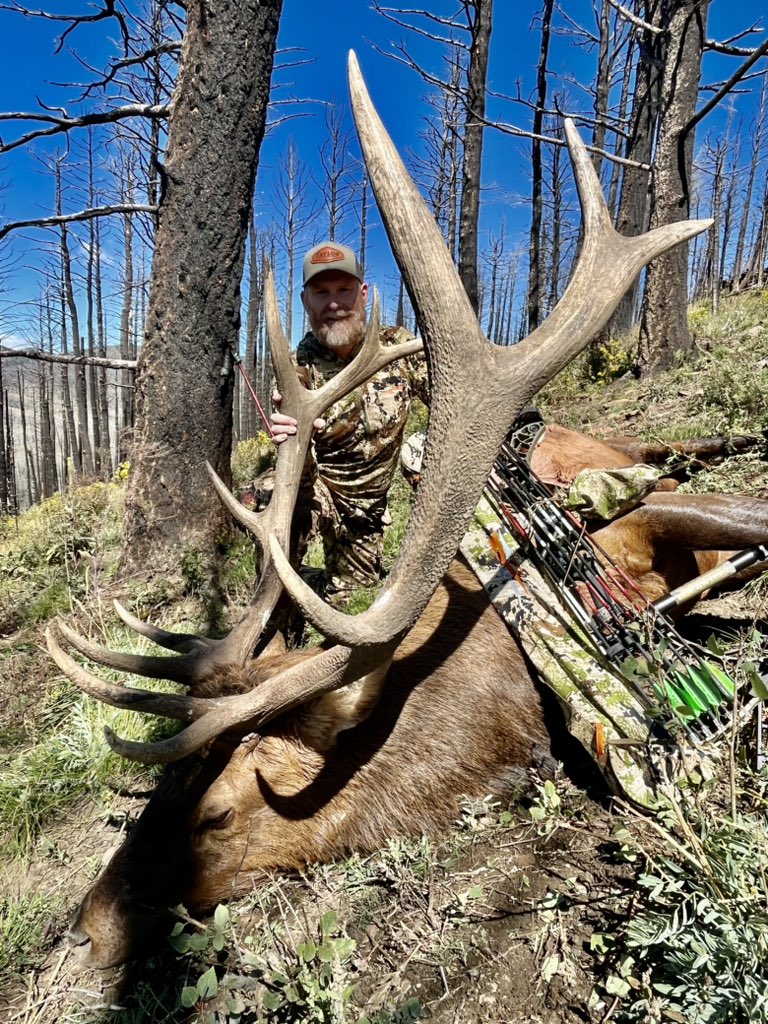 Father Son duo for the 28th year together with Bow &amp; Arrow. The greatest Weapon ever. Gods Blessings for a 75 year old Man. Not the Bull, but the ability still.