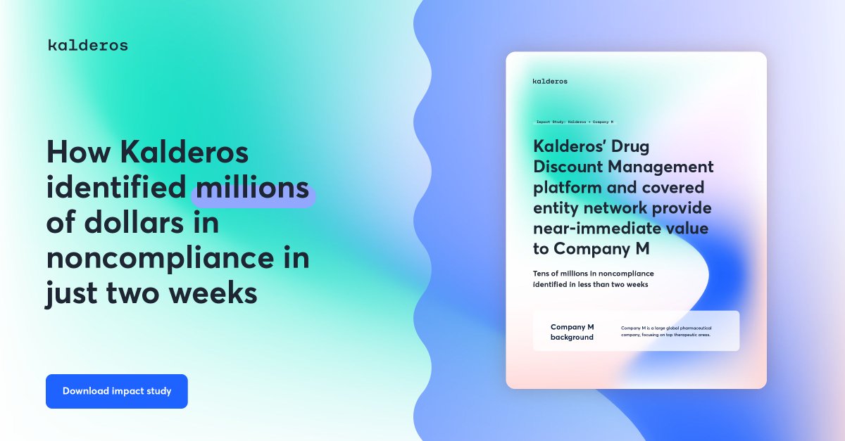 Last fall, Company M sought to uncover significant savings from duplicate discounts before the end of the year. In this impact study, we share how we fast-tracked the identification of millions of dollars in noncompliance for the manufacturer. 👉 kalderos.info/3sYMQKT