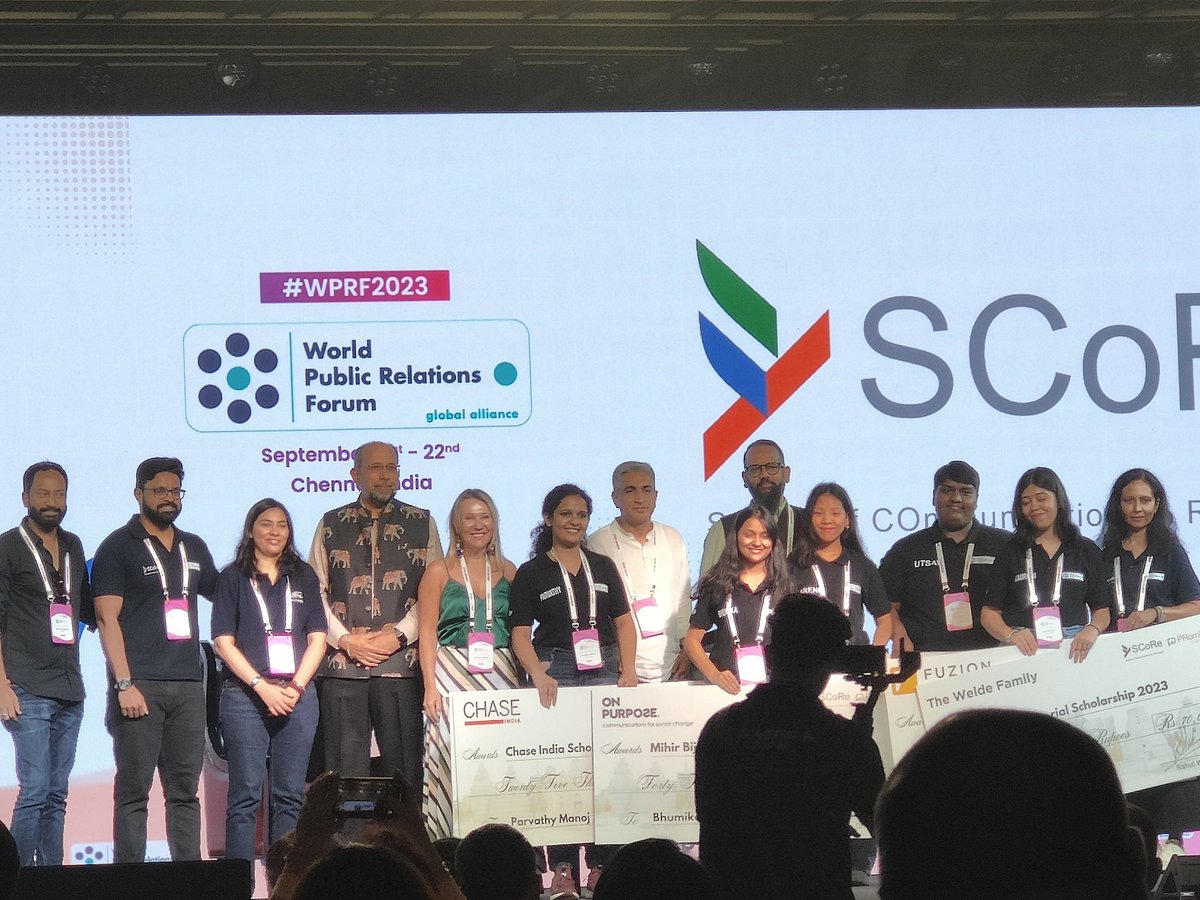 DreamerRaji's tweet photo. All the scholarship winners at #WPRF2023.
#PRAXISConference #PRForum #PRHUBdiaries #PRHUBatPRAXIS #PRAXIS10 #PRHUB #PRHUBite @PrhubImc
@Wprf2023 https://t.co/S6UsJTSfeN