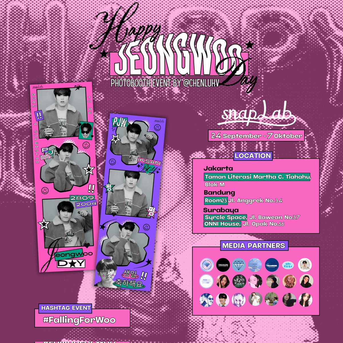 washashira's tweet photo. ʚ♡ HAPPY JEONGWOO DAY! ♡ɞ
Park Jeongwoo birthday photobooth event by @chenluhv

🗓️ : 23, 24 september - 7 oktober 2023
📍: all pictple, snaplab &amp; https://t.co/2hochlo3Wf booth

kindly tag me and use the hashtag #FallingForWoo if you use this frame ♡! https://t.co/lRlOYdJ8kk