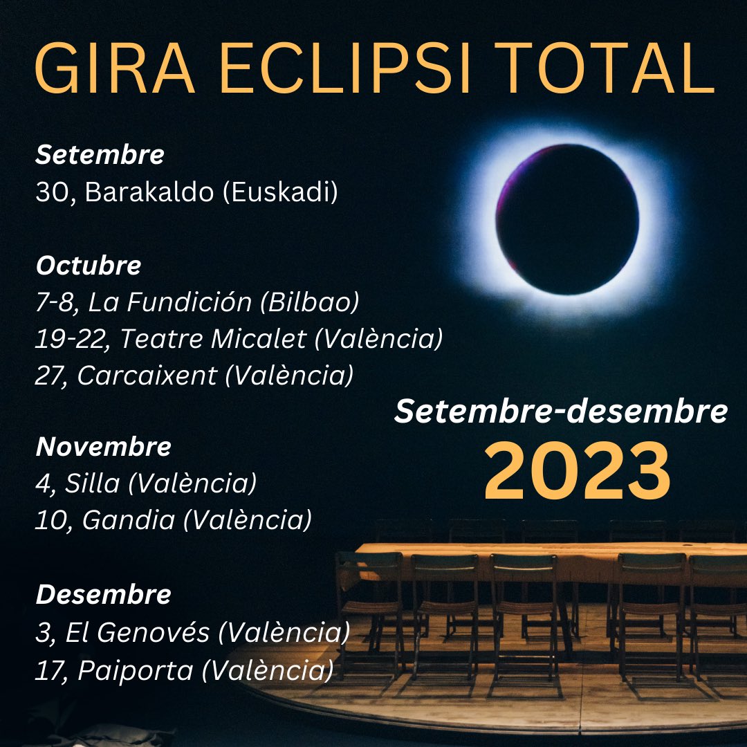 PontFlotant's tweet photo. Reprenem la gira! Retomamos la gira! #pontflotant #eclipsetotal https://t.co/oxmukRxsHo