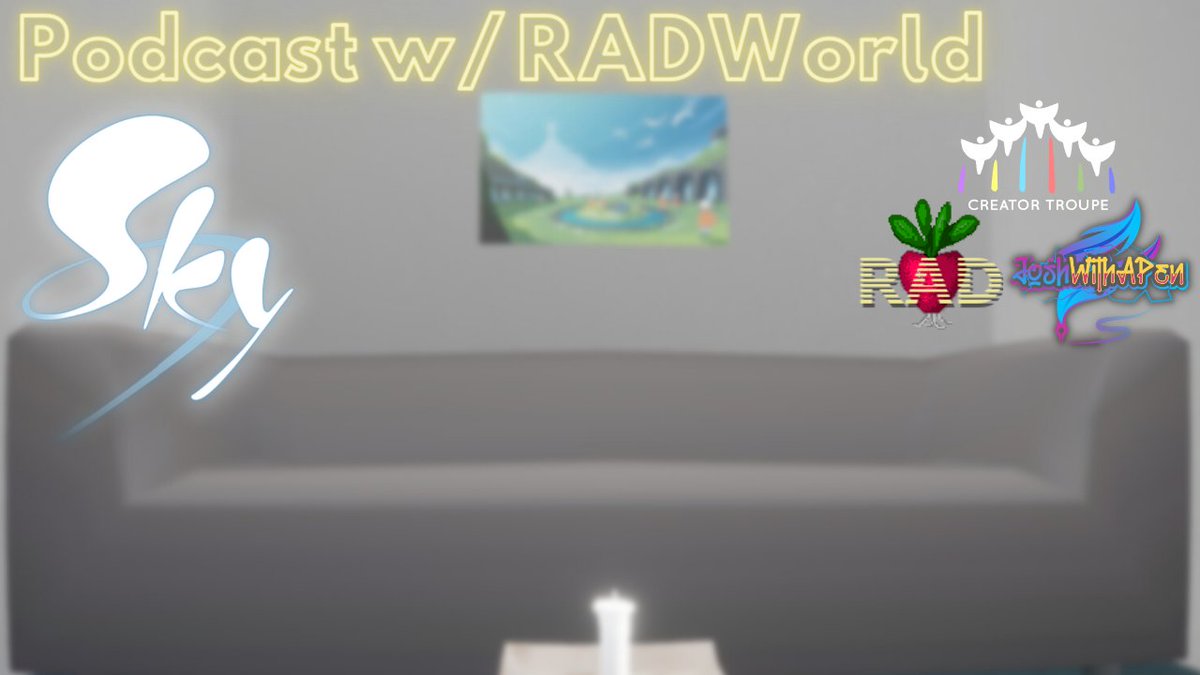 Going live in a half hour for a bonus stream! It's a collab with <a href="/radforaw/">Andy</a> podcast style with the game we both love. We'll be talking about the current season in #thatskygame and Surfboards. 

#skycreatortroupe #skycotl