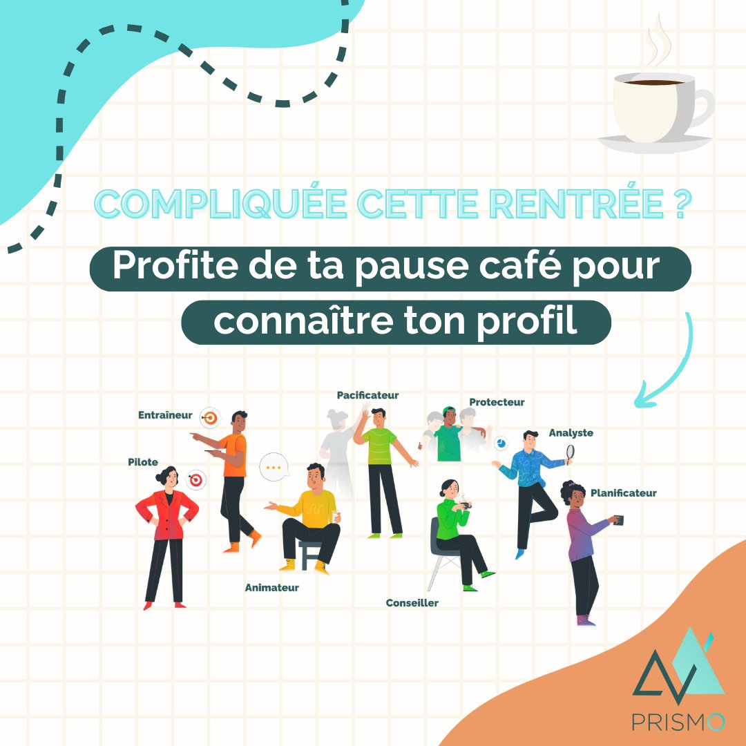 💼 C’est la rentrée !
L’équipe PRISMO espère que vous avez bien profité de vos vacances et que votre reprise se passe pour le mieux.

☕ Profitez d’une pause, d’un café entre collègues pour apprendre à mieux vous connaître !

📌 disc.prismo.io