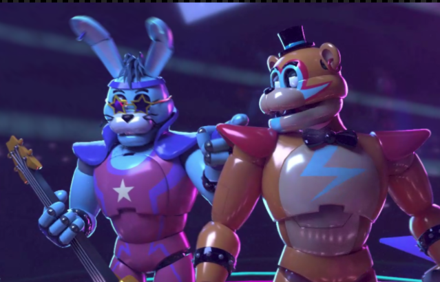 Tr0xaz's tweet image. have i mentioned i made freddy have gay panic for like a split second in a serious full animation i'm cooking LMAO