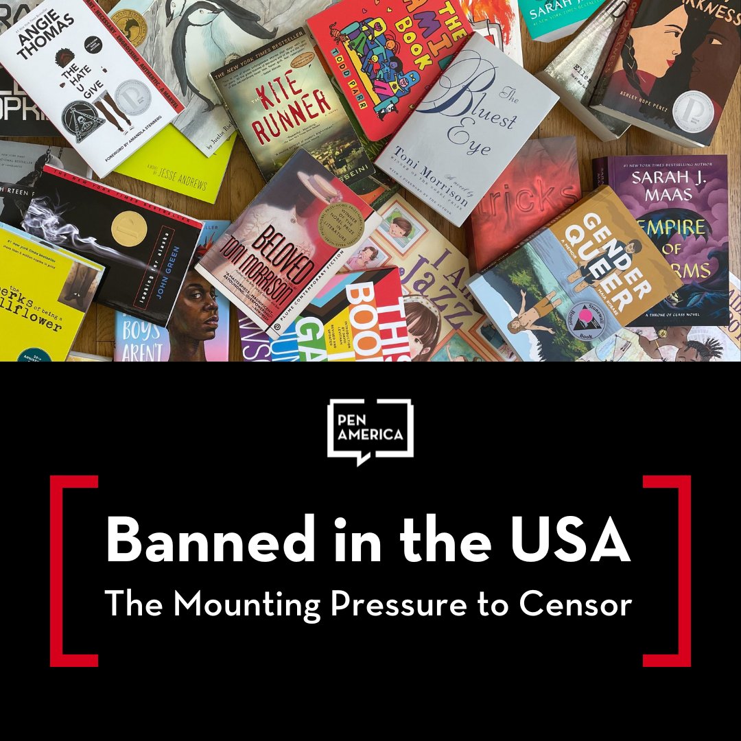 The freedom to read is under assault—particularly in public schools—curtailing students’ freedom to explore words, ideas, & books. In the 2022–23 school year, PEN America recorded 3,362 instances of book bans in US public school classrooms & libraries. ➡️pen.org/report/book-ba…