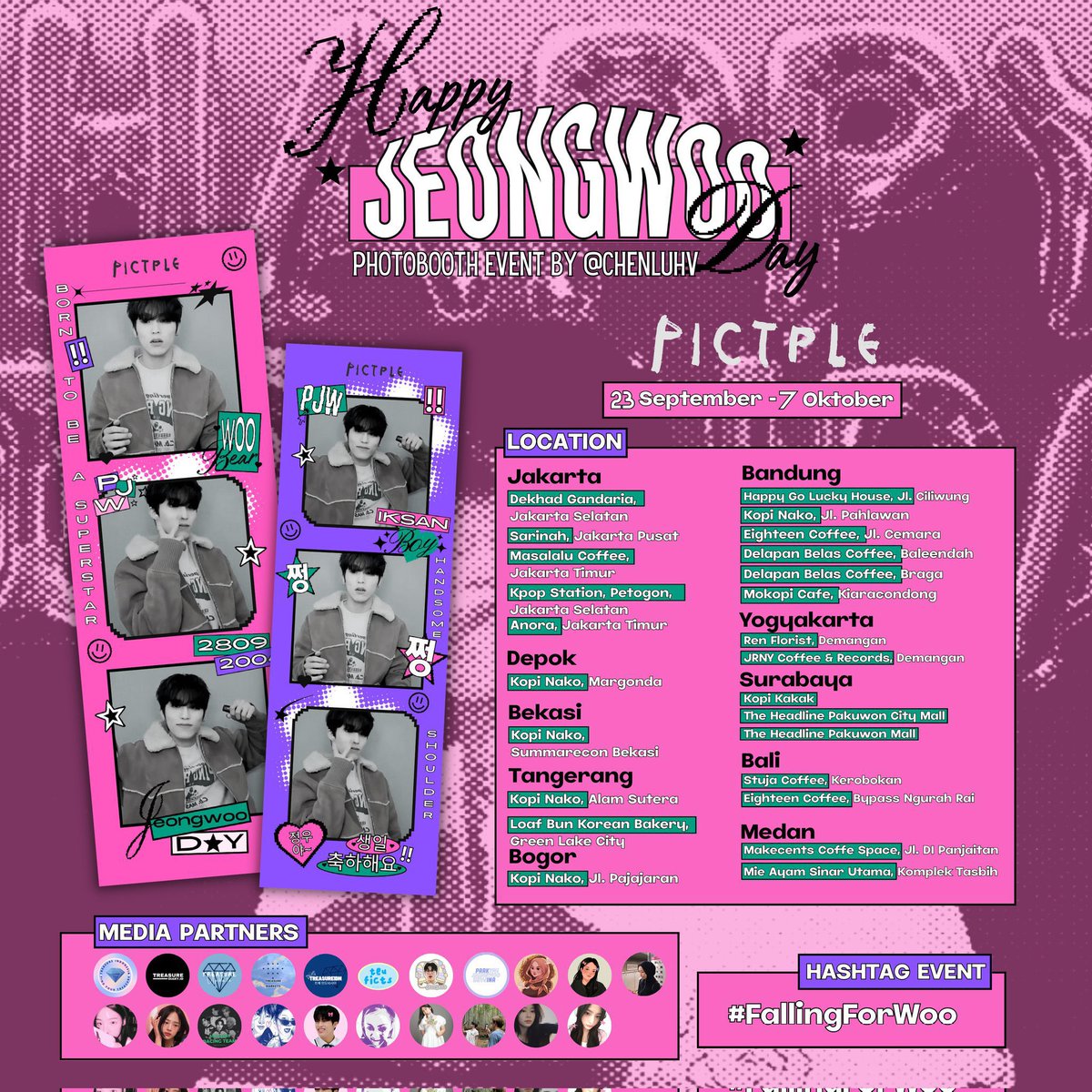 fictionofna's tweet photo. ʚ♡ HAPPY JEONGWOO DAY! ♡ɞ
Park Jeongwoo birthday photobooth event by @chenluhv

🗓️ : 23, 24 september - 7 oktober 2023
📍: all pictple, snaplab &amp; https://t.co/VtDhnXec8D booth

kindly tag me and use the hashtag #FallingForWoo if you use this frame ♡! https://t.co/cXij99OLzR