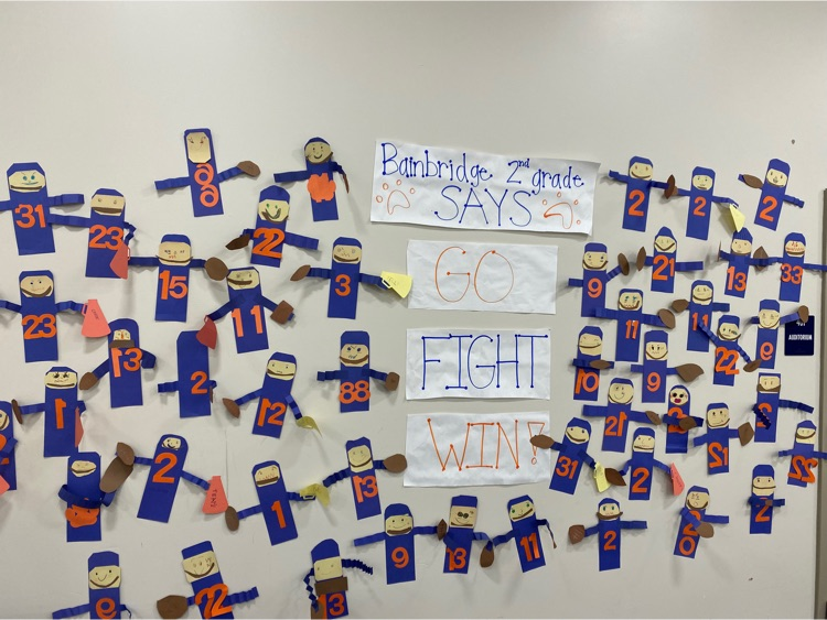 Thank you Bainbridge 2nd Grade for adding a little spirit in the halls of NPHS!