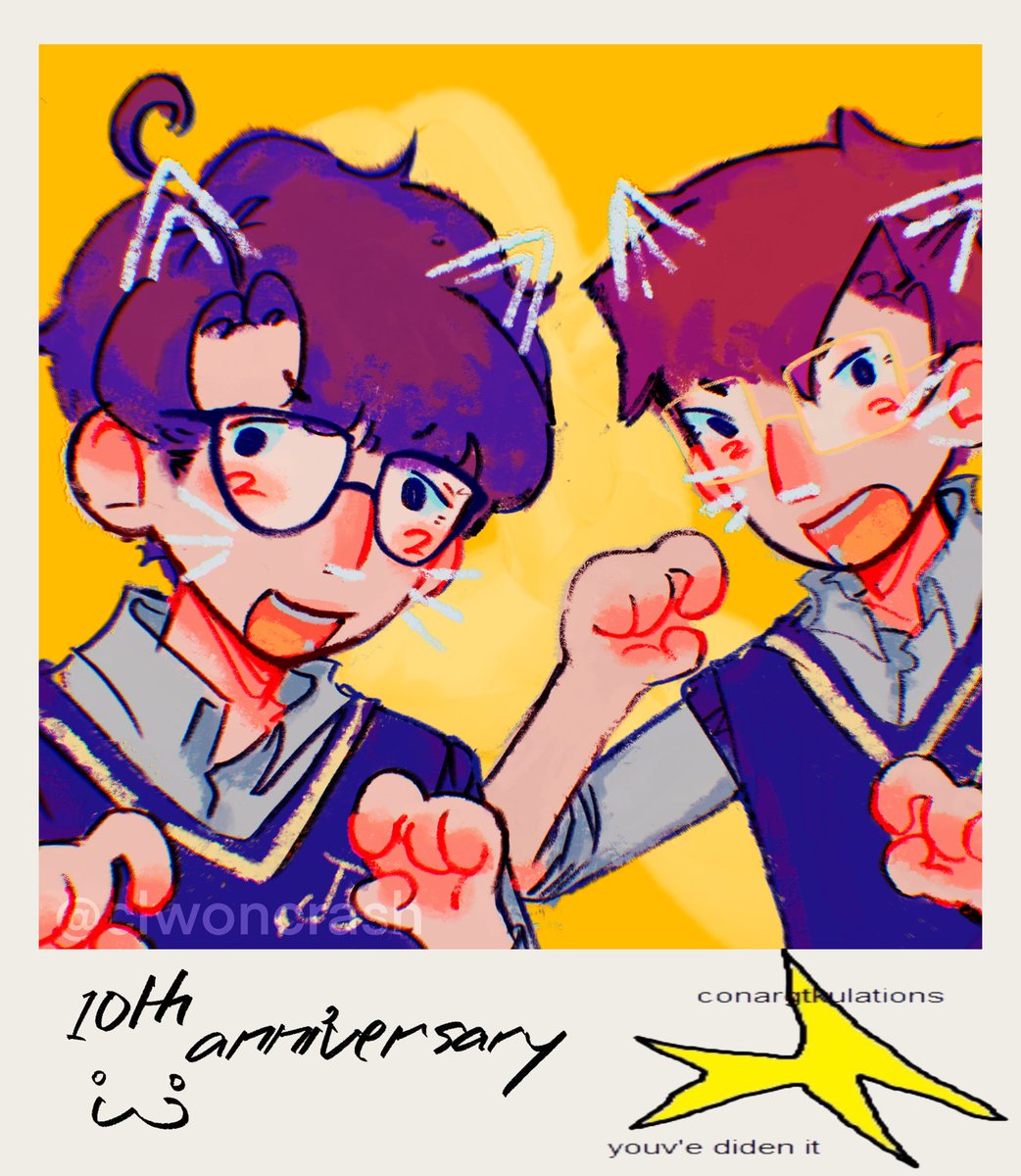 froaklown's tweet image. happy 10th birthday to the channel 

#twosetviolin